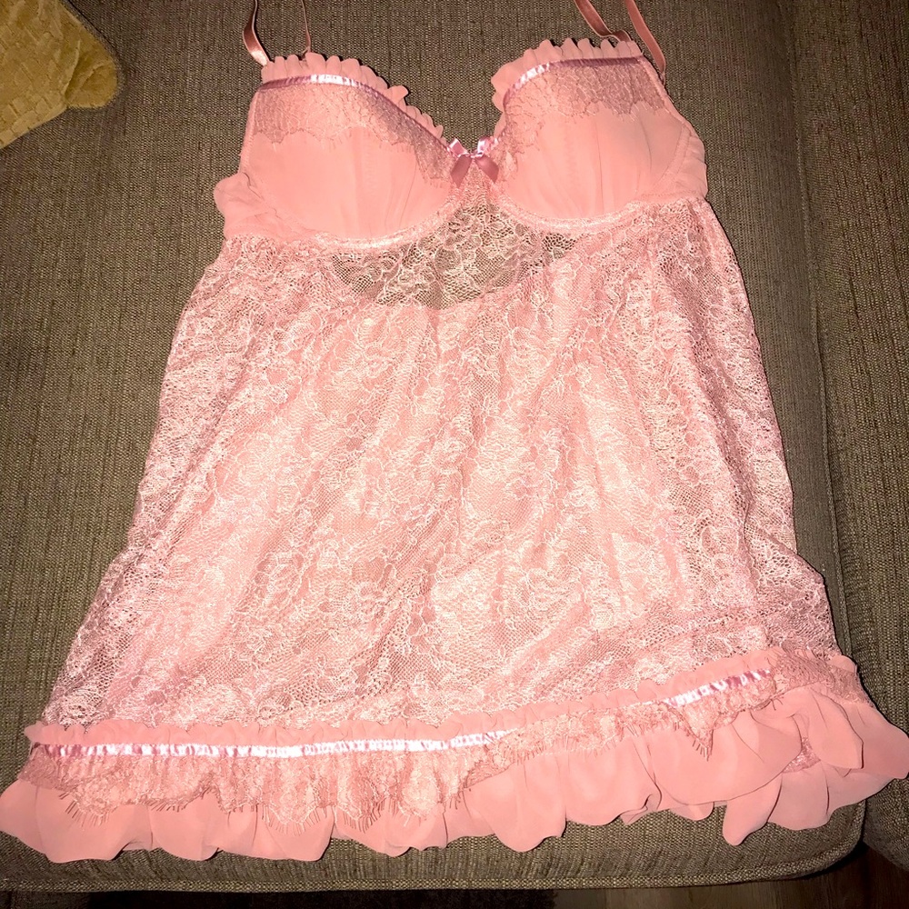 Pink lingerie from VS
